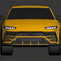 Yellow Sports SUV With Modern Exterior Design Sleek Body And Black Wheels