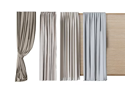 Curtain Fabric Curtain 3d model