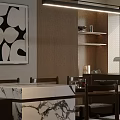 Modern Living Room Interior With Black Sofa Beige Chair Glass Coffee Table And Red Stool