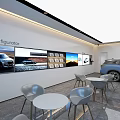 MG Motor 4S Dealership Showroom With Displayed Vehicles And Modern Interior