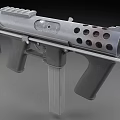 submachine gun mp9 tec9 weapon 3d model
