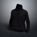 Black Hoodie Casual Comfortable Warm Stylish Daily Wear For Men And Women