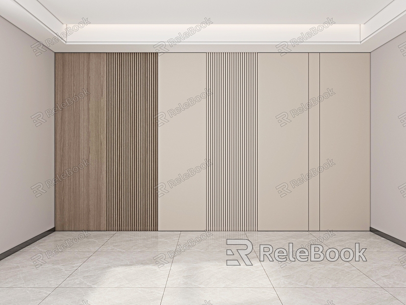 Modern background wall model