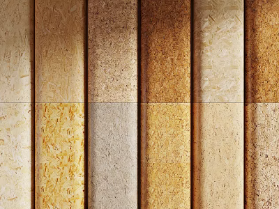Wooden Background Wall Samples With Diverse Colors And Natural Textures For Interior Design 3d model