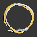 Stylish Gold And Silver Ring With Yellow Gemstones And Large Diamond Intricate Twisted Design