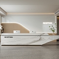 Company Reception Reception Desk 3d model