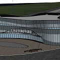 Modern Museum Architecture 3d model
