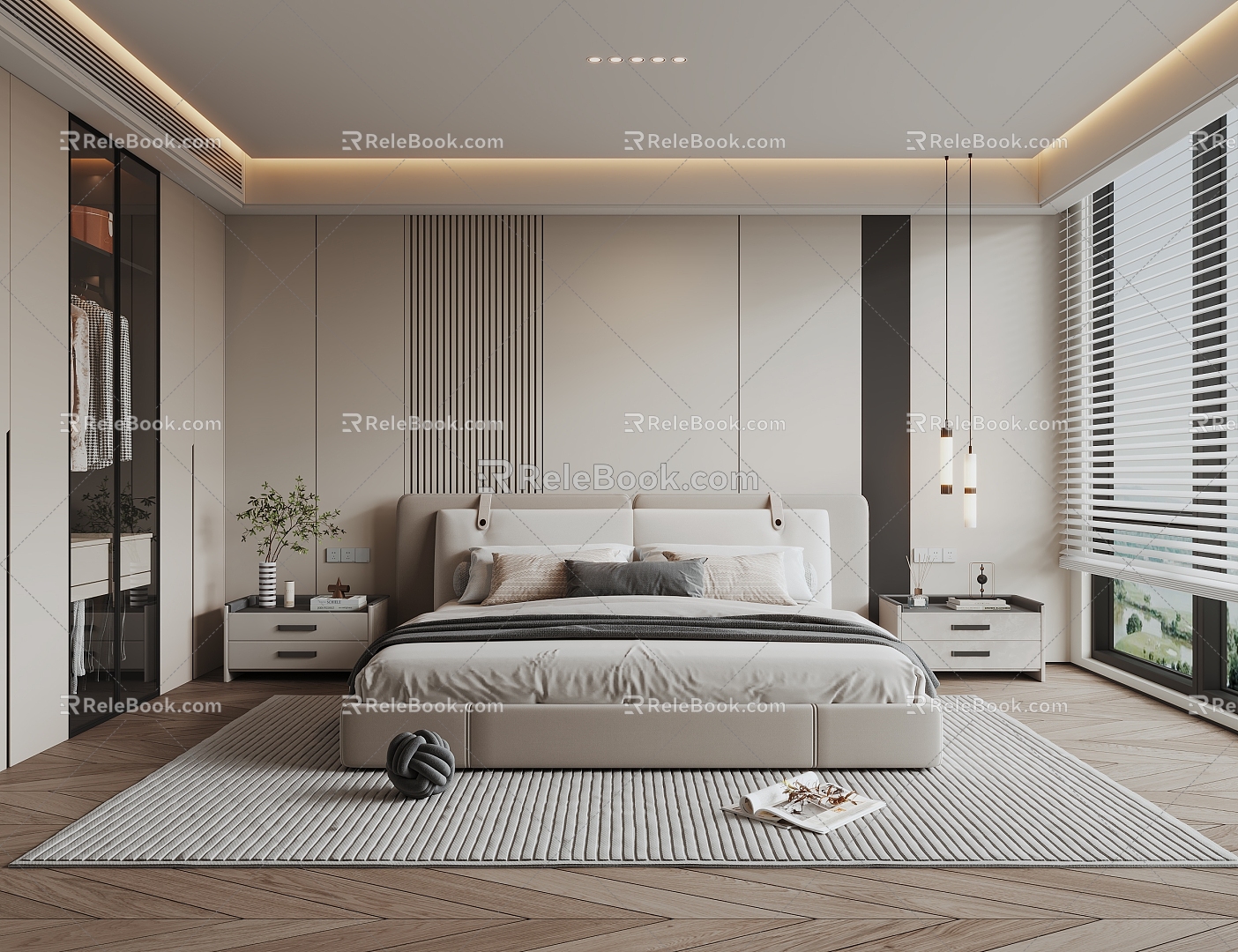 Modern Bedroom Home Bedroom 3d model