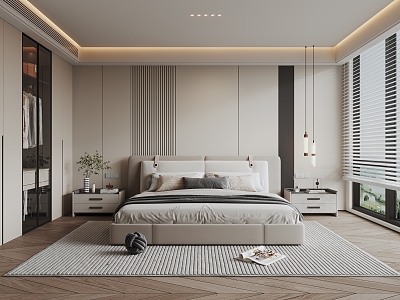 Modern Bedroom Home Bedroom 3d model