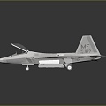 F22 Fighter Fighter Next Generation Aircraft 3d model