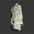Natural Green And White Stone With Rough Surface And Natural Texture Pattern Material 3d model