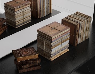 Modern Books 3d model