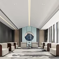 VIP Reception Room Modern Reception Room 3d model
