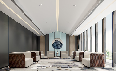 VIP Reception Room Modern Reception Room 3d model