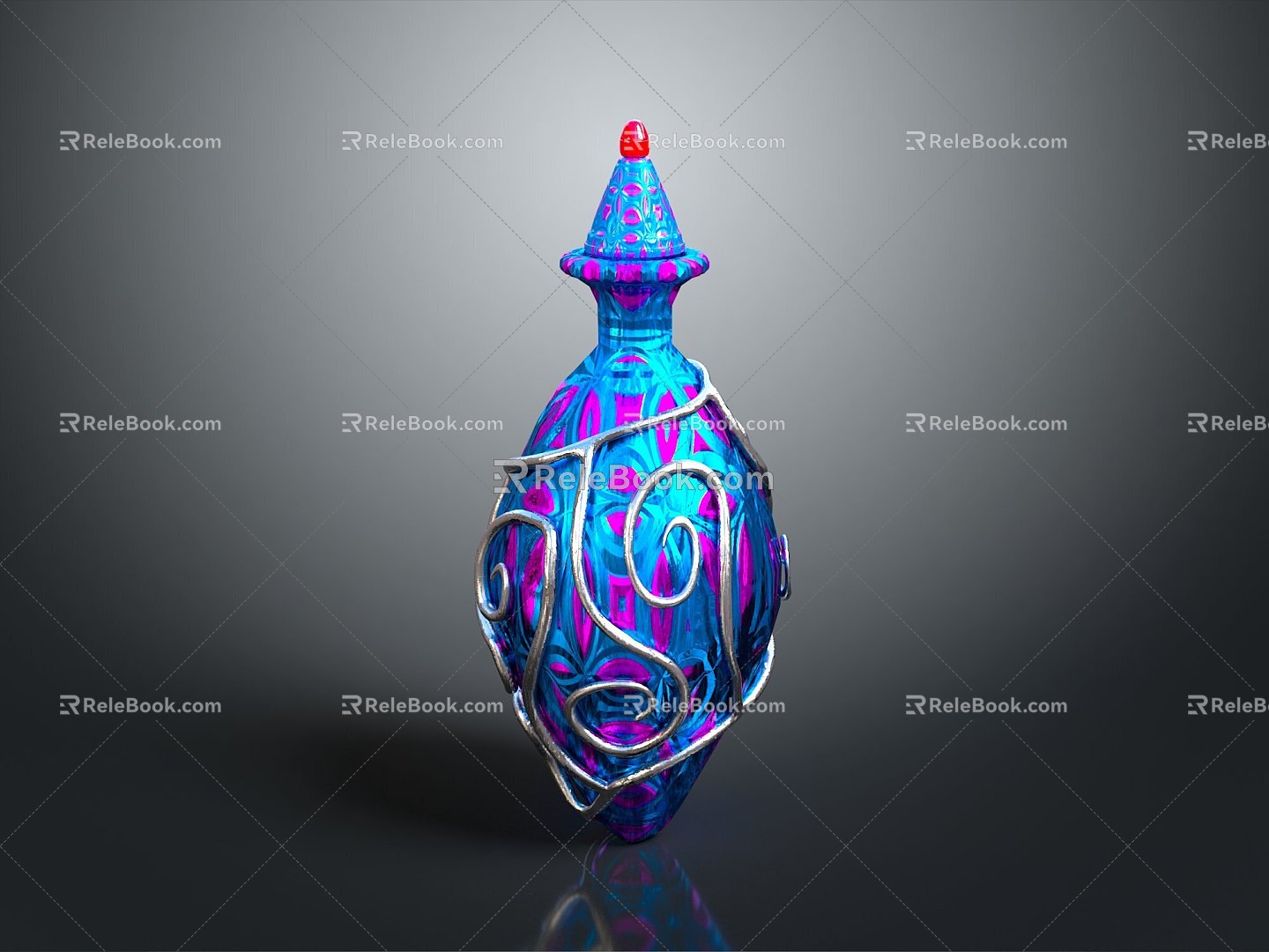 Potion Drug Magic Bottle Blood Bottle Magic Potion Plus Blood Potion Plus Magic Potion Water Energy Bottle 3d model