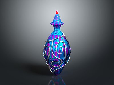 Potion Drug Magic Bottle Blood Bottle Magic Potion Plus Blood Potion Plus Magic Potion Water Energy Bottle 3d model