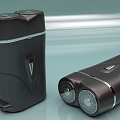Modern Black Bathroom Accessories With Silver Accents And Contemporary Design