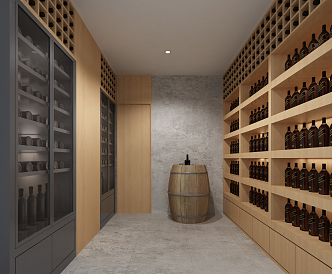 New Chinese Wine Cellar 3d model