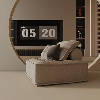 modern leisure chair 3d model