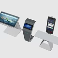 Modern self-service terminal query all-in-one machine 3d model