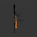 Orange and Black Butterfly with White Spots on Wings and Reflection on Gray Background