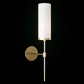 Modern Wall Sconce With White Lampshade And Gold Metal Frame Design 3d model