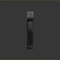 Detailed View Of Black 1911 Model Handgun With Metal Construction Classic Design And Textured Surface