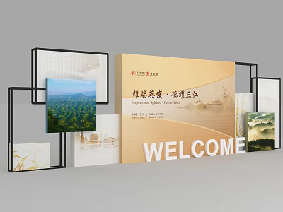 Welcome Cultural Showcase Of Majestic Pass Heroic Scenery Overlooking Three Rivers 3d model