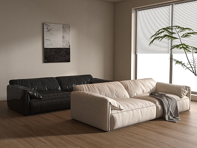 Double sofa model