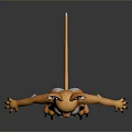 3D Cartoon Fox Character With Orange White Fur Standing Pose Design