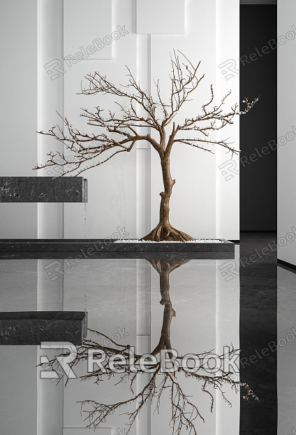 Modern Tree Decorative Tree model