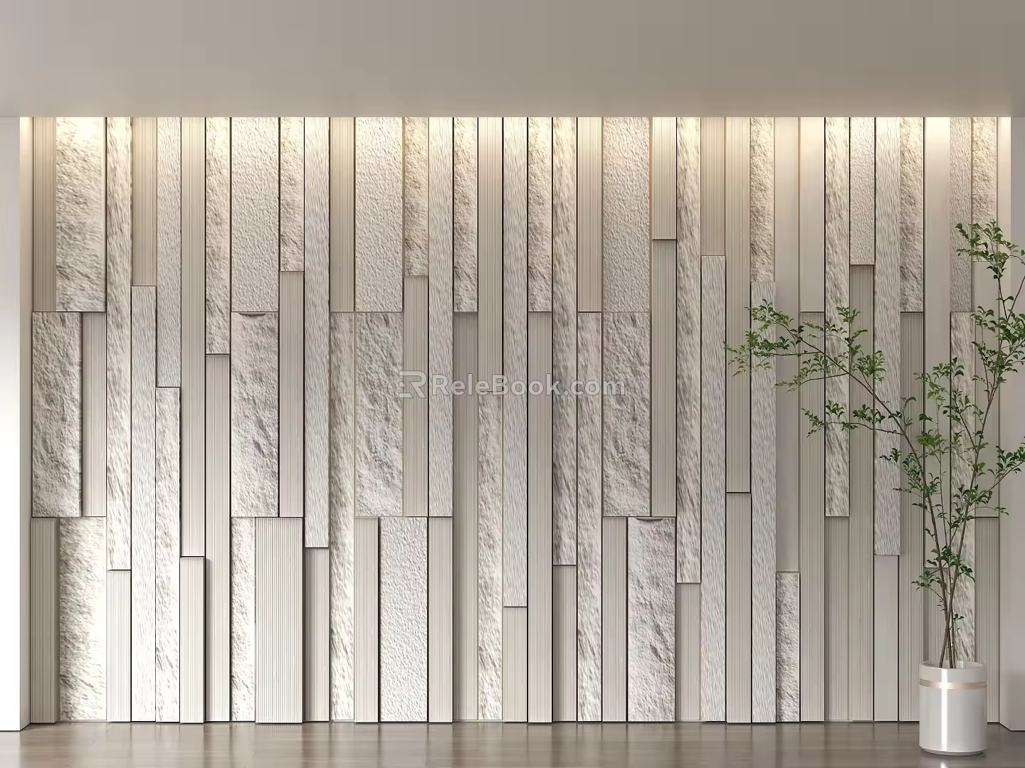 background wall 3d model