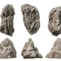 Rockery Stones With Diverse Natural Shapes And Textured Surfaces For Decorative Use