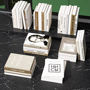 ornaments books 3d model