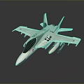 Detailed Military Fighter Jet Scale Model With Cockpit And Wing Design