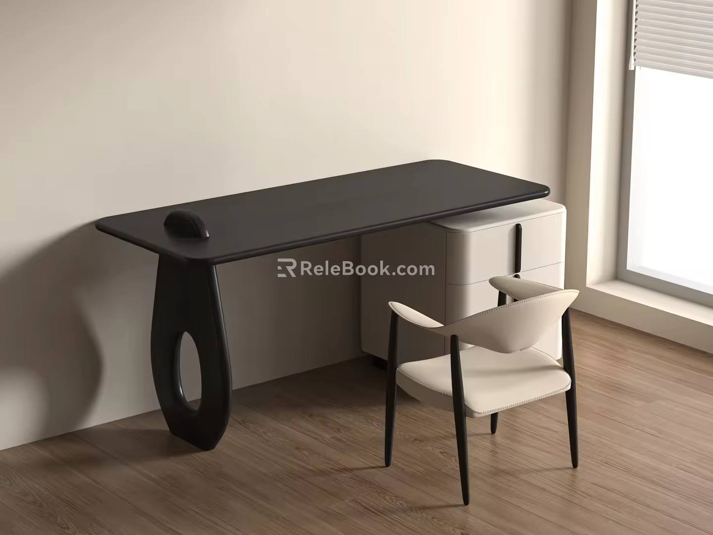 Modern Desk 3d model