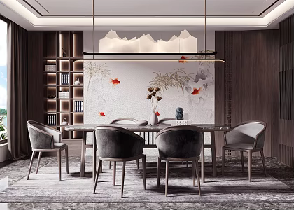 New Chinese Restaurant 3d model
