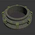Heavy Duty Industrial Metal Ring Equipment With Bolted Flange Structure