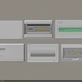 Modern Electrical Switch Panels With Various Designs And Functional Interfaces