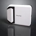 White Fotoslax Electronic Device With Black Trim For Photo Processing