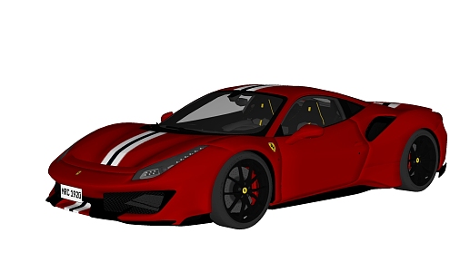 Ferrari Cars Hyundai Cars 3d model