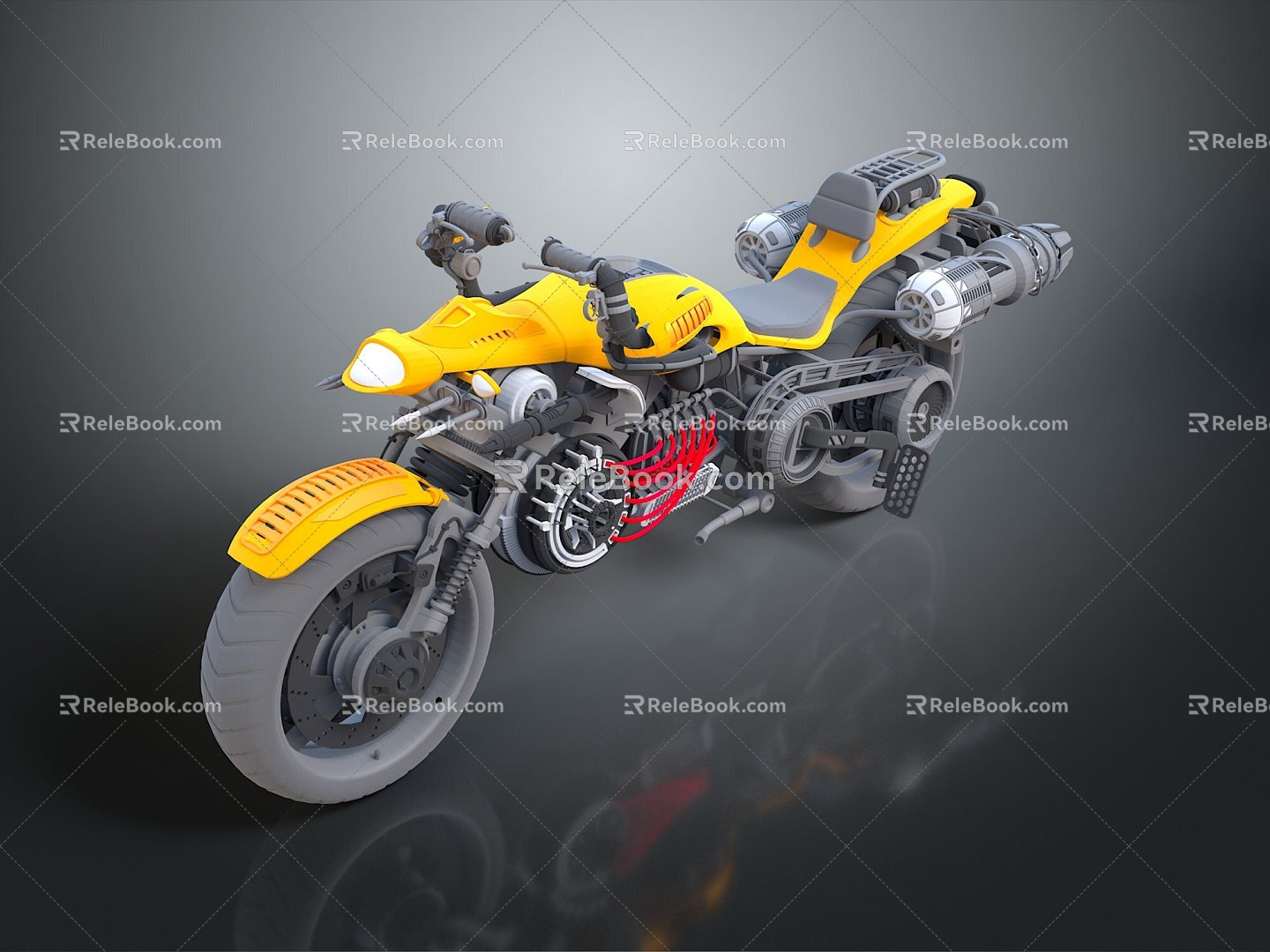 Motorcycle Two-wheeled Motorcycle Cross-country Motorcycle Road Race Motorcycle Motor Vehicle Transport model