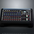 Professional Audio Mixer With Colorful Interface Multiple Channels Knobs And Sliders For Sound Mixing