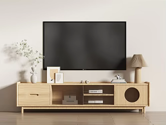 Nordic TV cabinet 3d model
