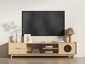 Nordic TV cabinet 3d model