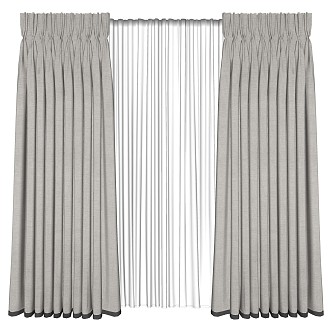 Curtains 3d model