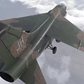 Military Fighter Jet Flying In Sky With Armaments