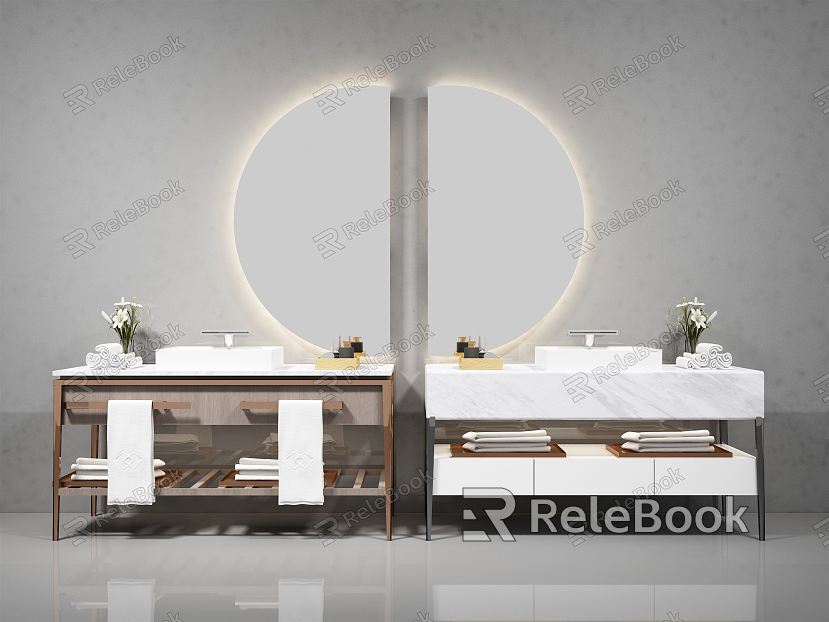 Light Luxury Wash Basin model