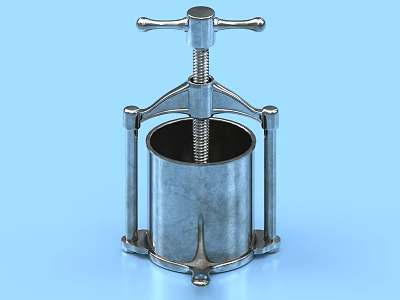 juicer press compressor blender 3d model
