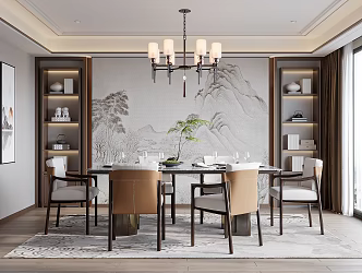 New Chinese Restaurant 3d model